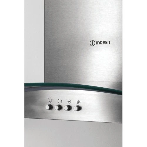 Indesit IHGC65LMX Cooker Hood Stainless Steel - Image 3