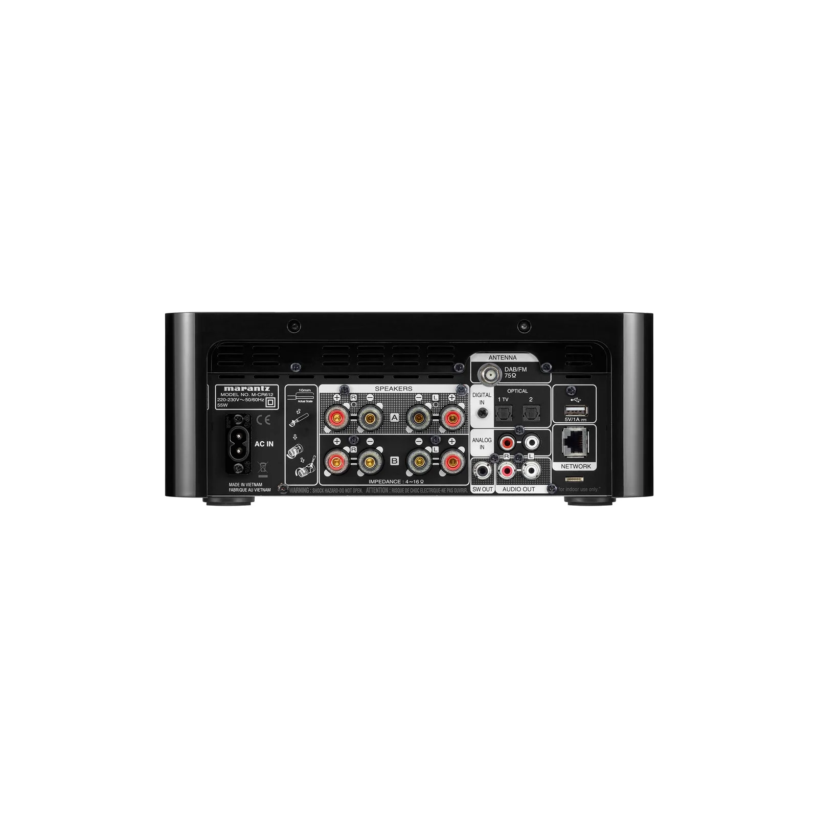 Marantz Melody X MCR612 Hifi Network System in Black - Image 4