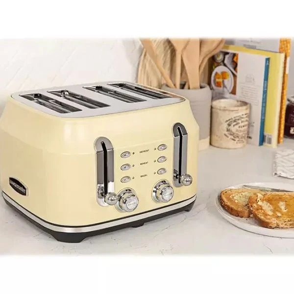 Rangemaster RMCL4S201CM Classic 4 Slice Toaster - Cream - Image 5