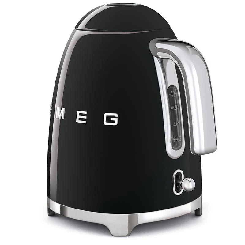 SMEG KLF03BLUK 50s Retro Style Kettle Black - Image 3