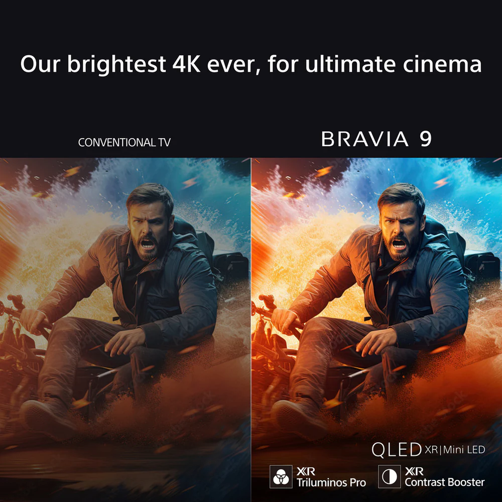 Sony K65XR90PU 65 Inch XR90 4K UHD HDR QLED Mini Led BRAVIA 9 Smart Google TV - Image 3