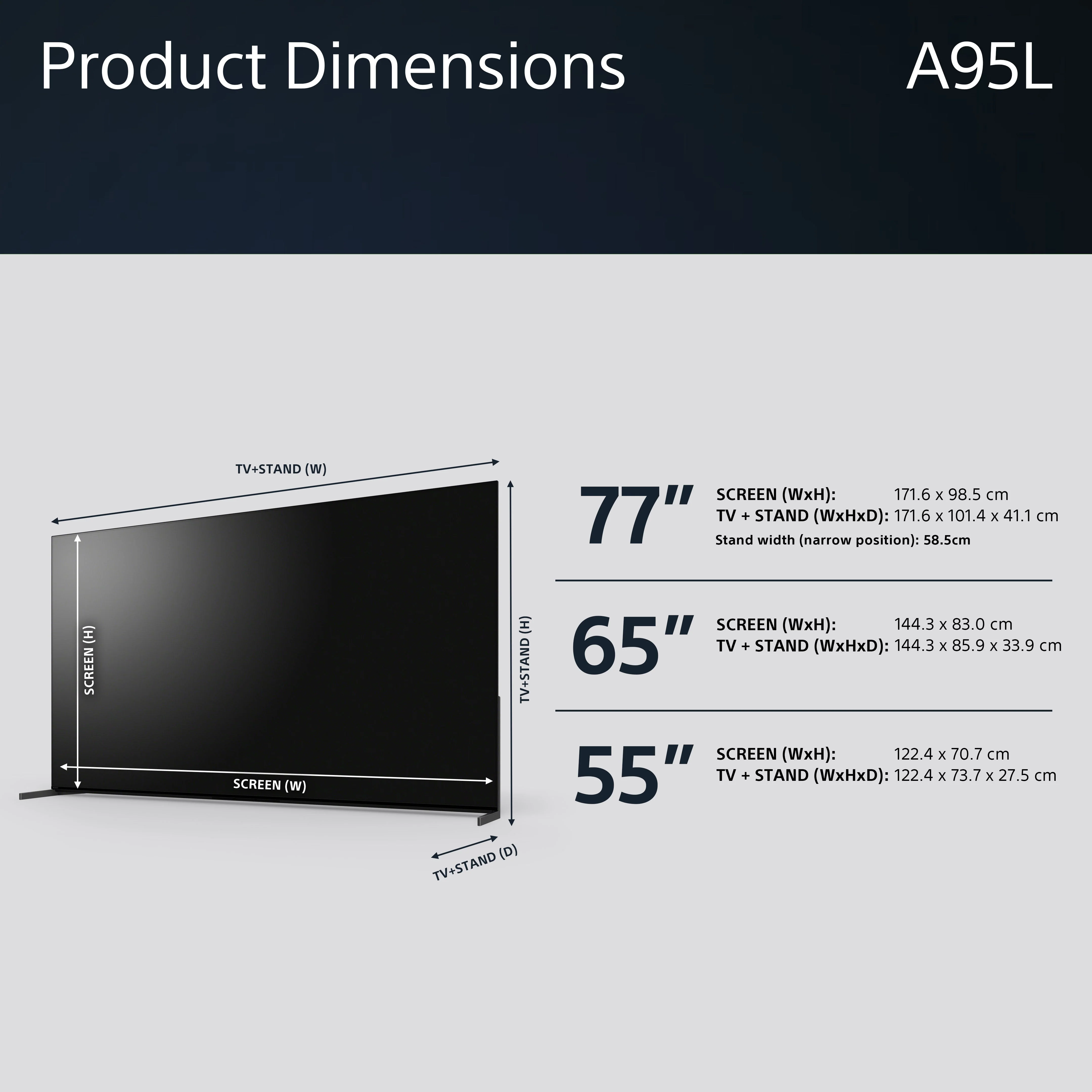 Sony XR77A95LPU 77 Inch A95L 4K  UHD HDR Google Smart Bravia TV - Image 14