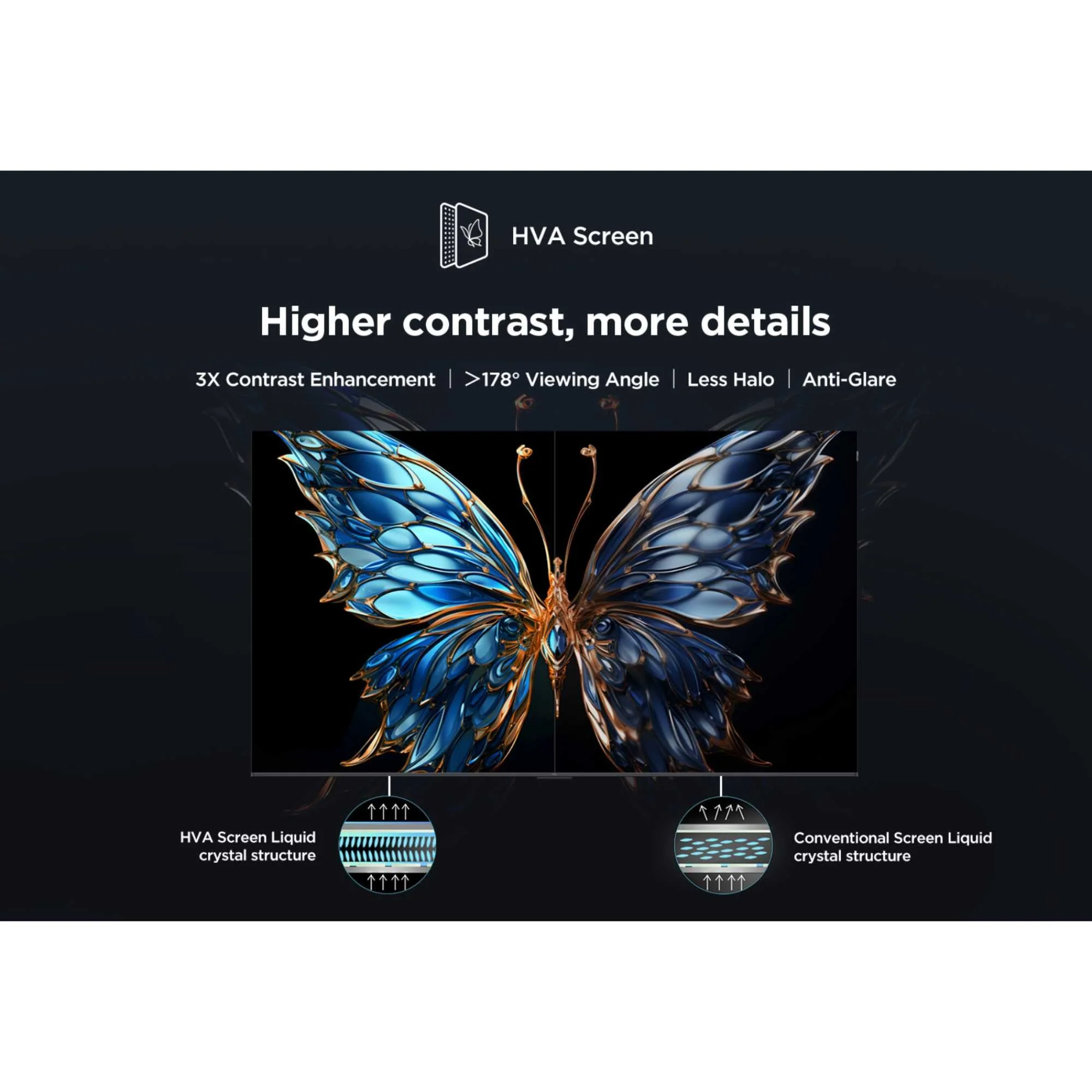 TCL 50P7K-UK 50 Inch P7K 4K QLED Ultra HD HDR Direct LED Smart Google TV - Image 8