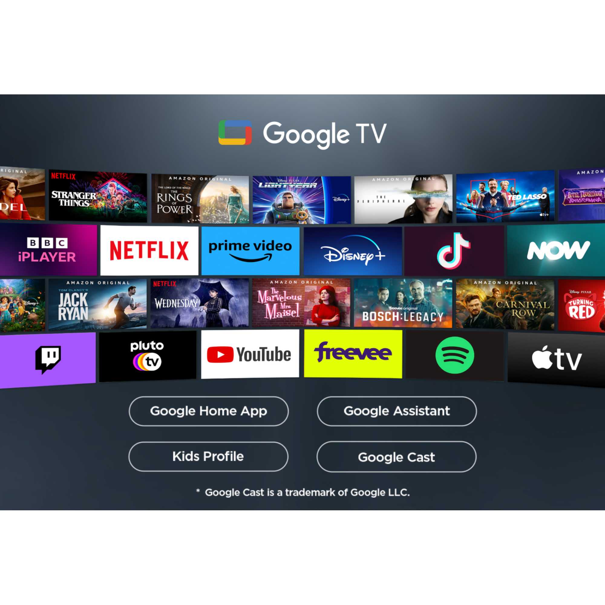 TCL 55T8C-UK 55 Inch T8C 4K QLED Ultra HD HDR Smart Google TV with 144Hz Motion Clarity Pro and Onkyo 2.1 sound - Image 10