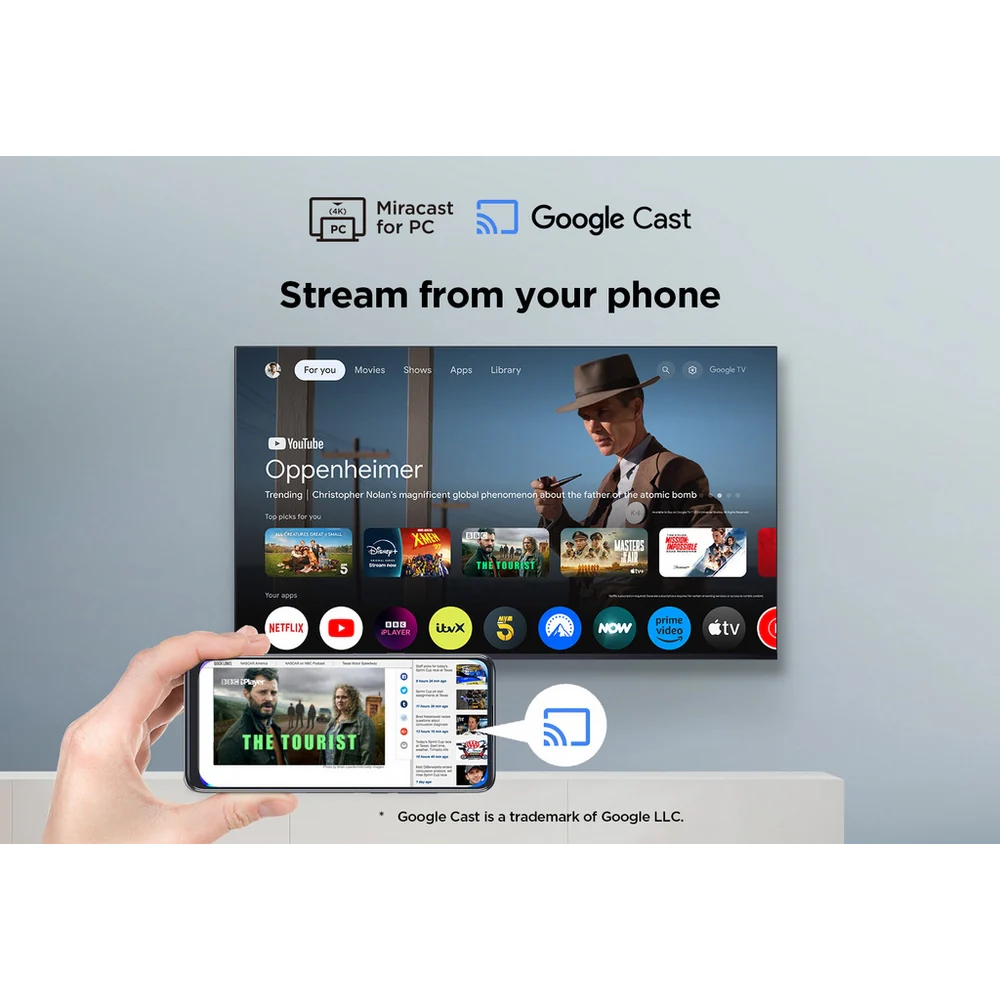 TCL 65V6C-UK 65 Inch V6C 4K Ultra HD HDR Direct LED Smart Google TV - Image 10