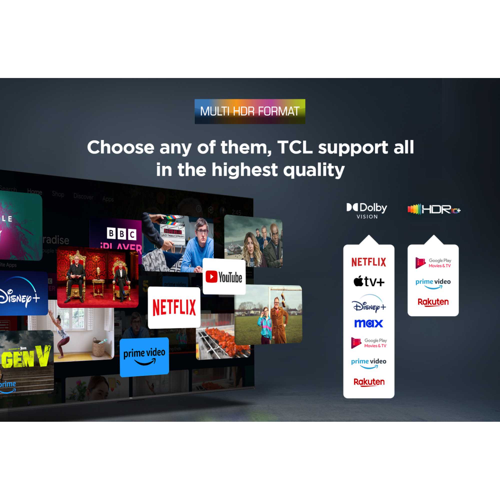 TCL 75T8C-UK 75 Inch T8C 4K QLED Ultra HD HDR Smart Google TV with 144Hz Motion Clarity Pro and Onkyo 2.1 sound - Image 9