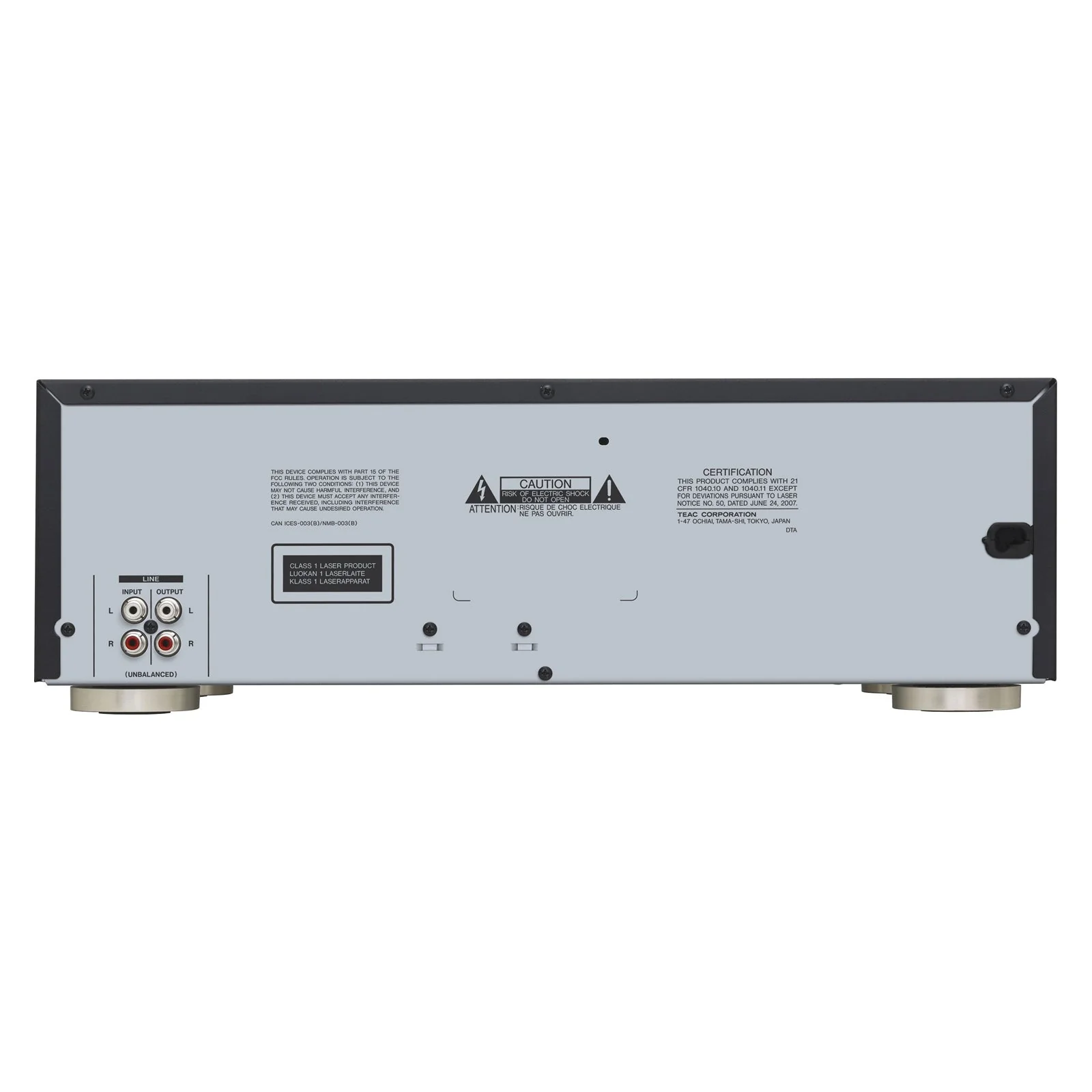Teac AD-850 SE CD player Cassette USB Black - Image 3
